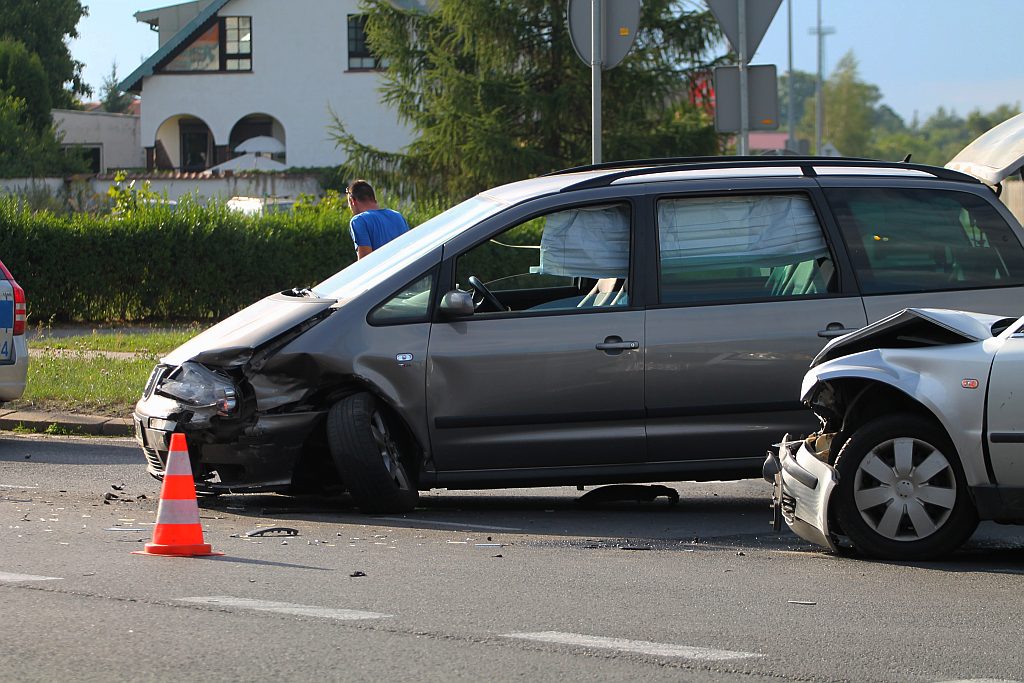 Wypadek na ulicy Wrocławskiej