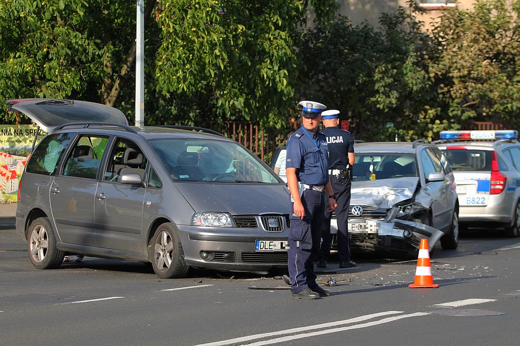 Wypadek na ulicy Wrocławskiej