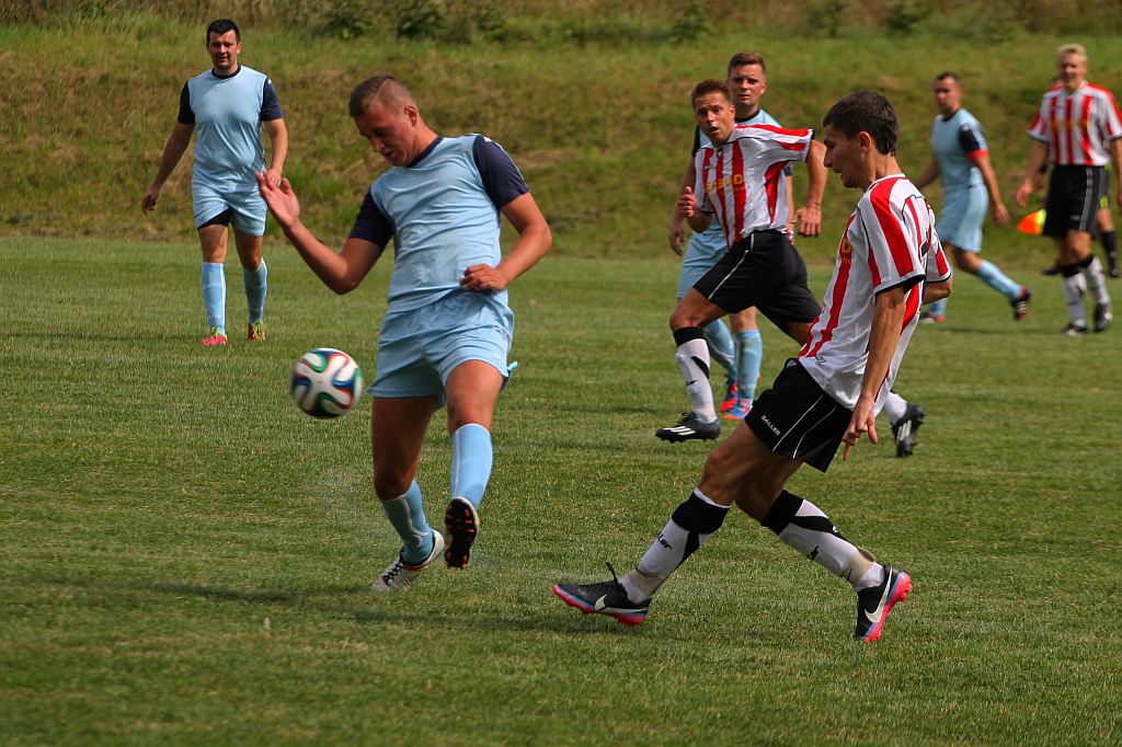 Klasa A: Błękitni - Unia 7:1 (4:0).