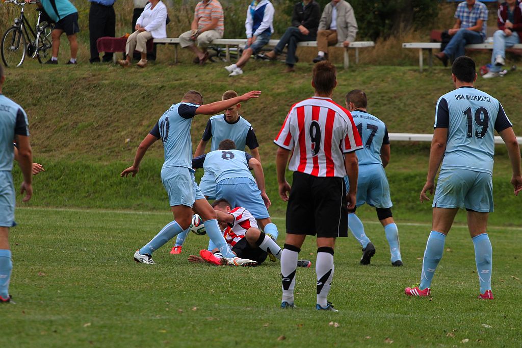 Klasa A: Błękitni - Unia 7:1 (4:0).