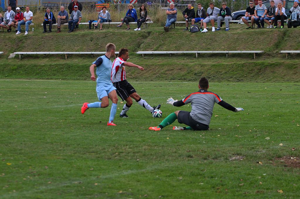 Klasa A: Błękitni - Unia 7:1 (4:0).