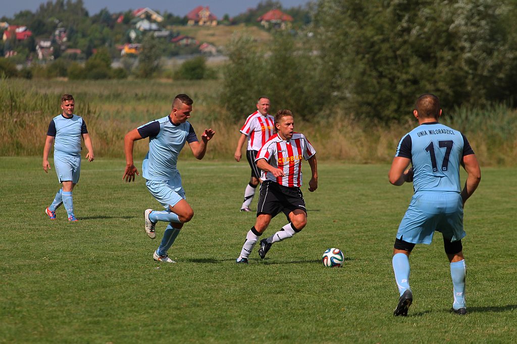 Klasa A: Błękitni - Unia 7:1 (4:0).