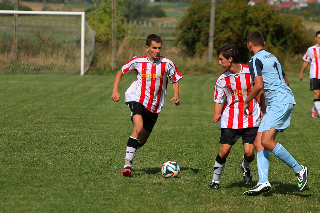 Klasa A: Błękitni - Unia 7:1 (4:0).