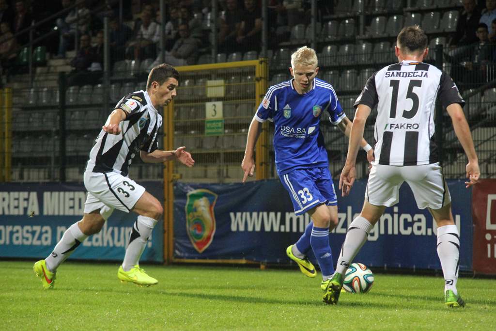 Miedź Legnica - Sandecja Nowy Sącz 1:1 (1:0)