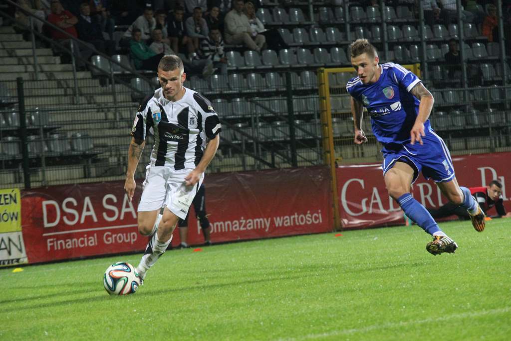 Miedź Legnica - Sandecja Nowy Sącz 1:1 (1:0)