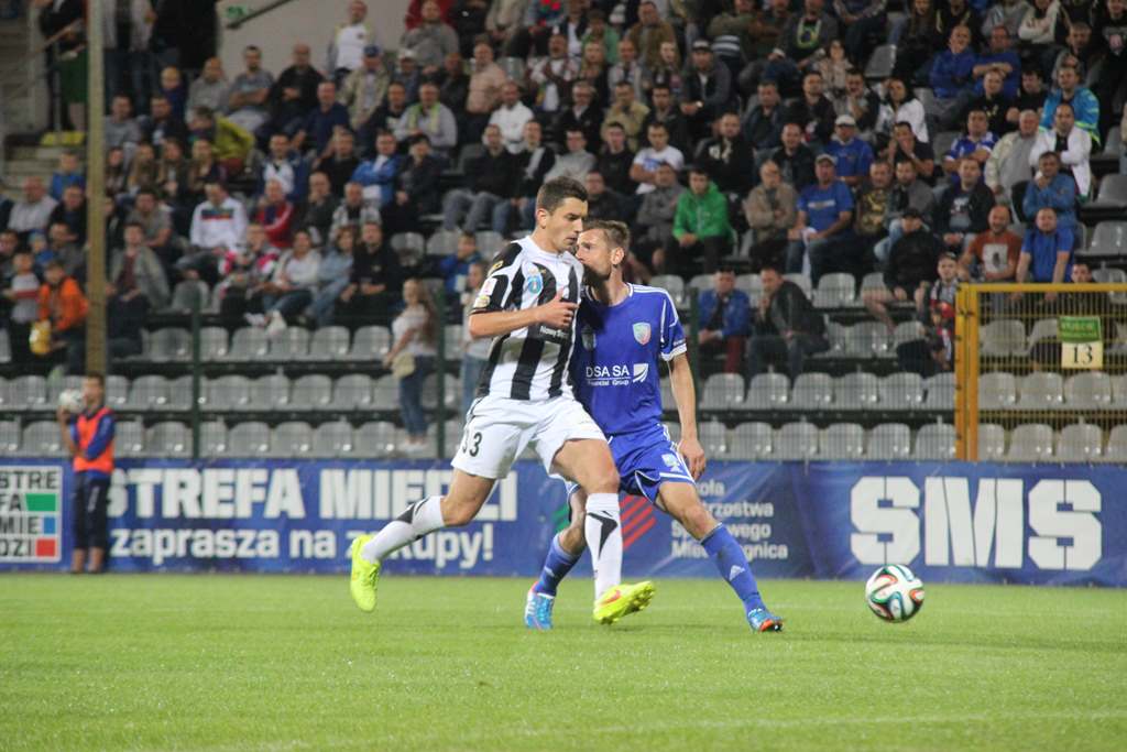 Miedź Legnica - Sandecja Nowy Sącz 1:1 (1:0)