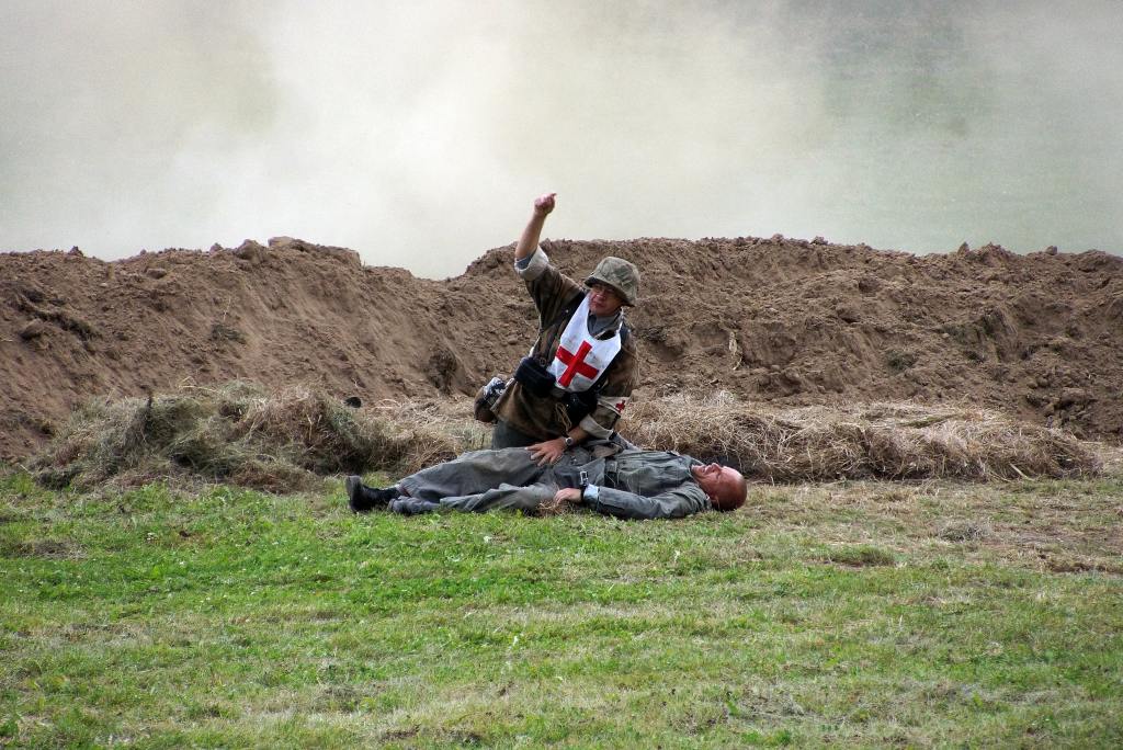 Wrogie wojska pod klasztorem w Lubiążu