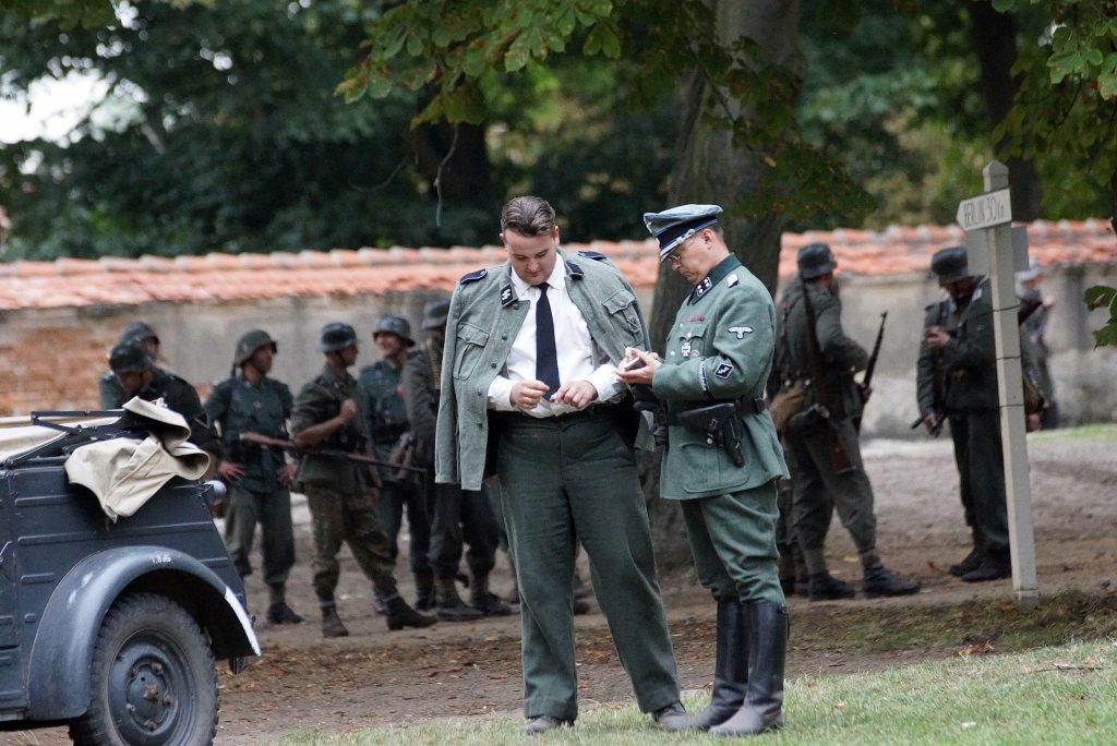 Wrogie wojska pod klasztorem w Lubiążu