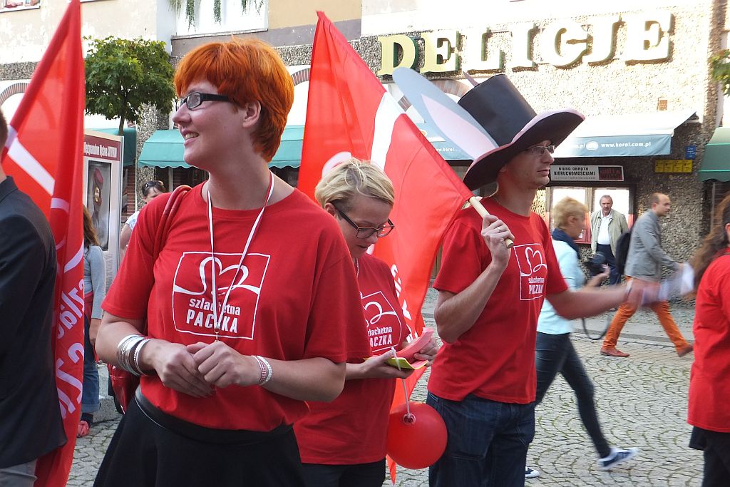 Szukali wolontariuszy w rytmie tańca