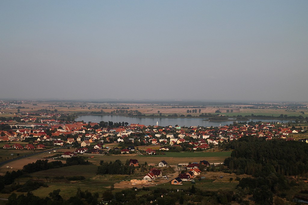Kunice z lotu ptaka