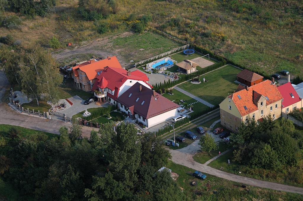 Kunice z lotu ptaka
