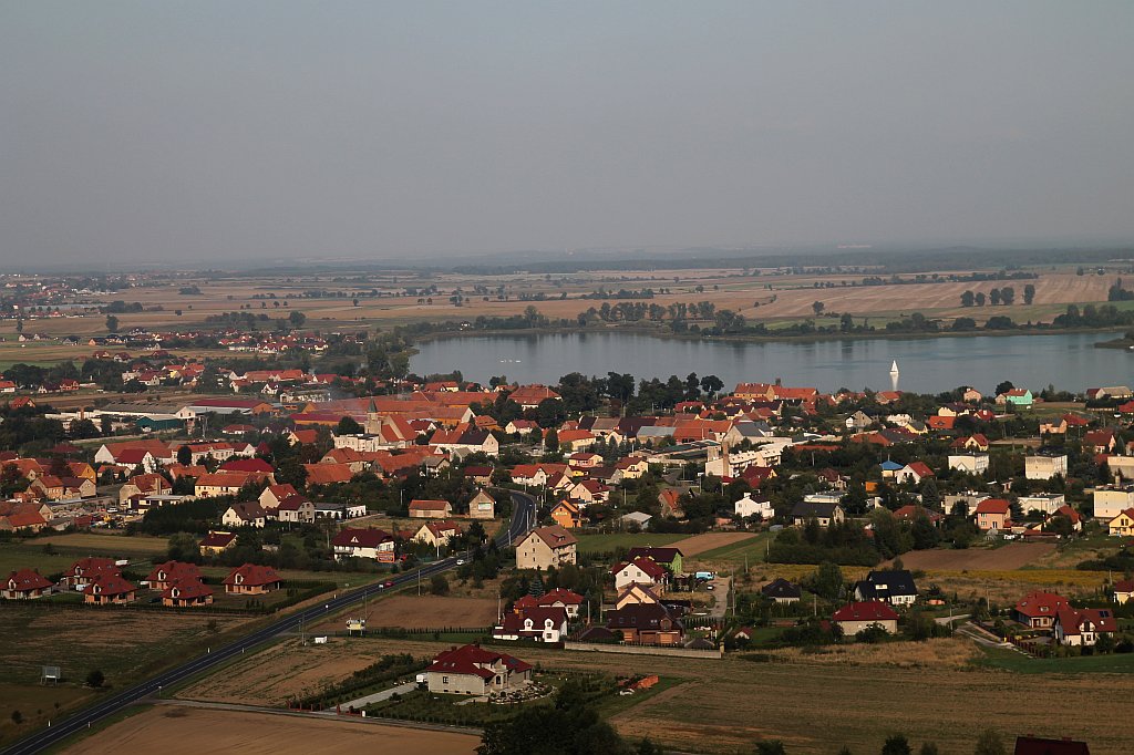 Kunice z lotu ptaka