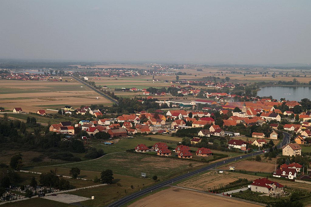 Kunice z lotu ptaka