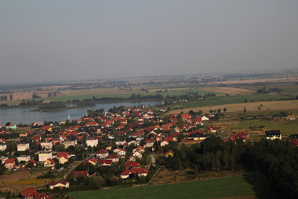 Kunice z lotu ptaka