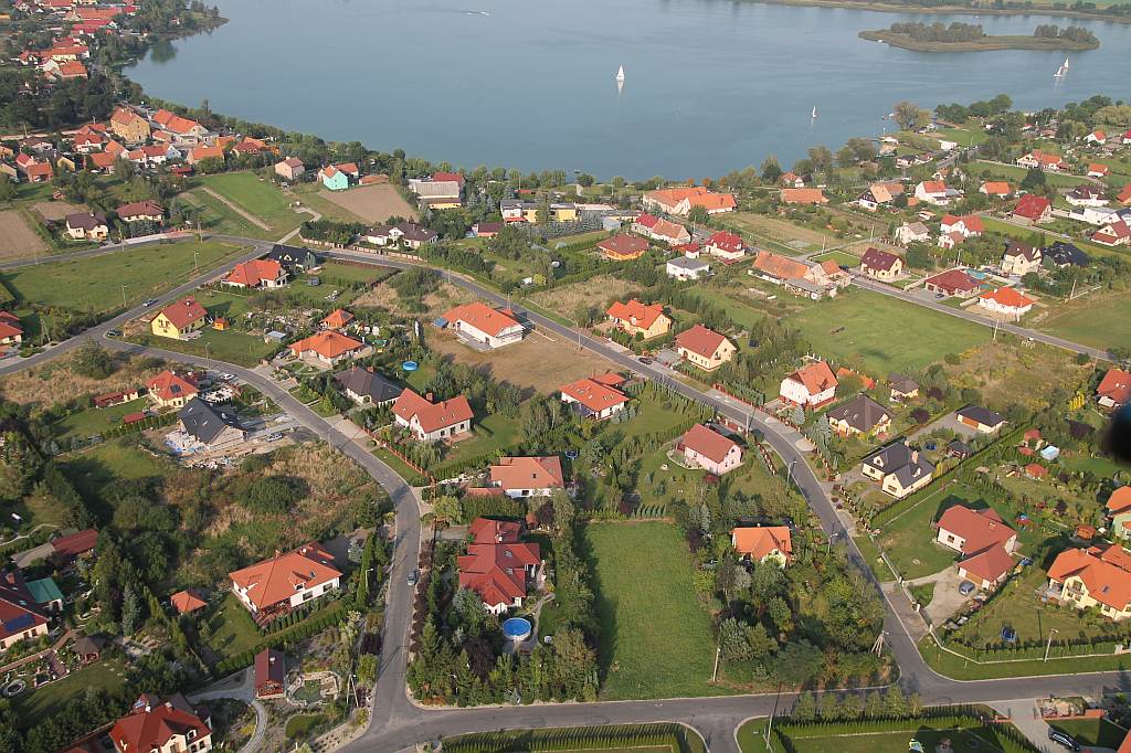 Kunice z lotu ptaka