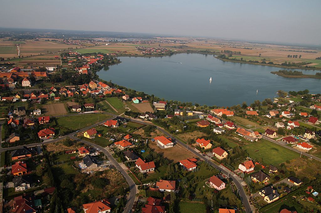 Kunice z lotu ptaka