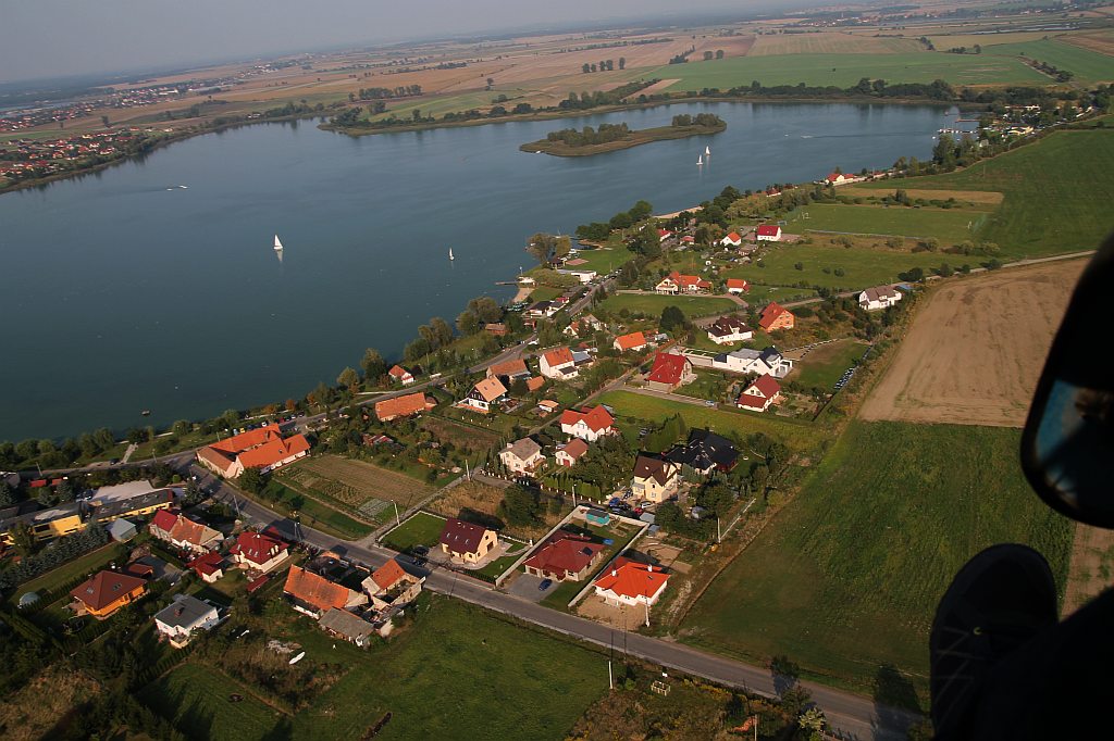 Kunice z lotu ptaka