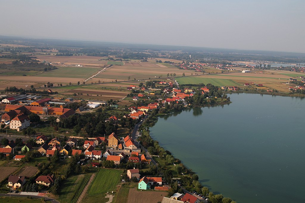 Kunice z lotu ptaka
