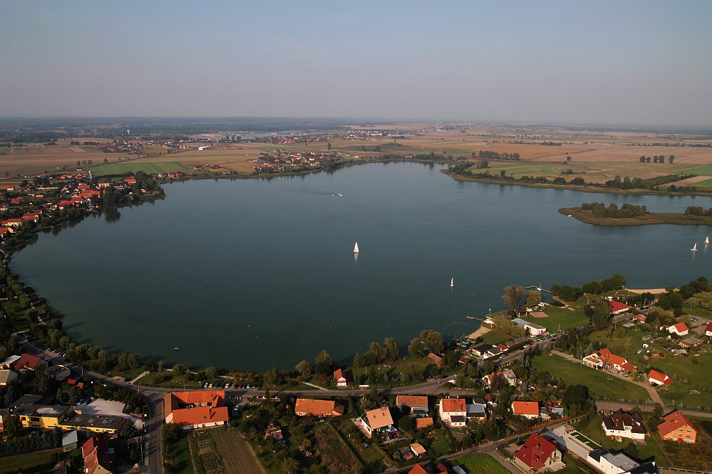 Kunice z lotu ptaka