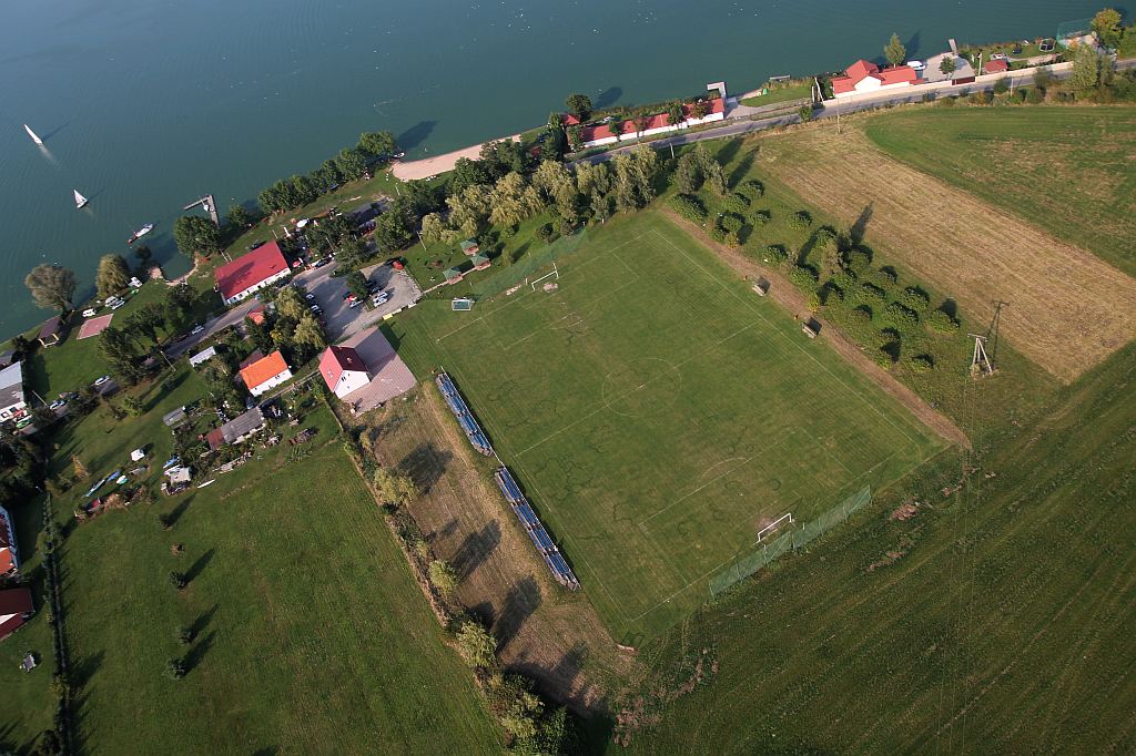 Kunice z lotu ptaka