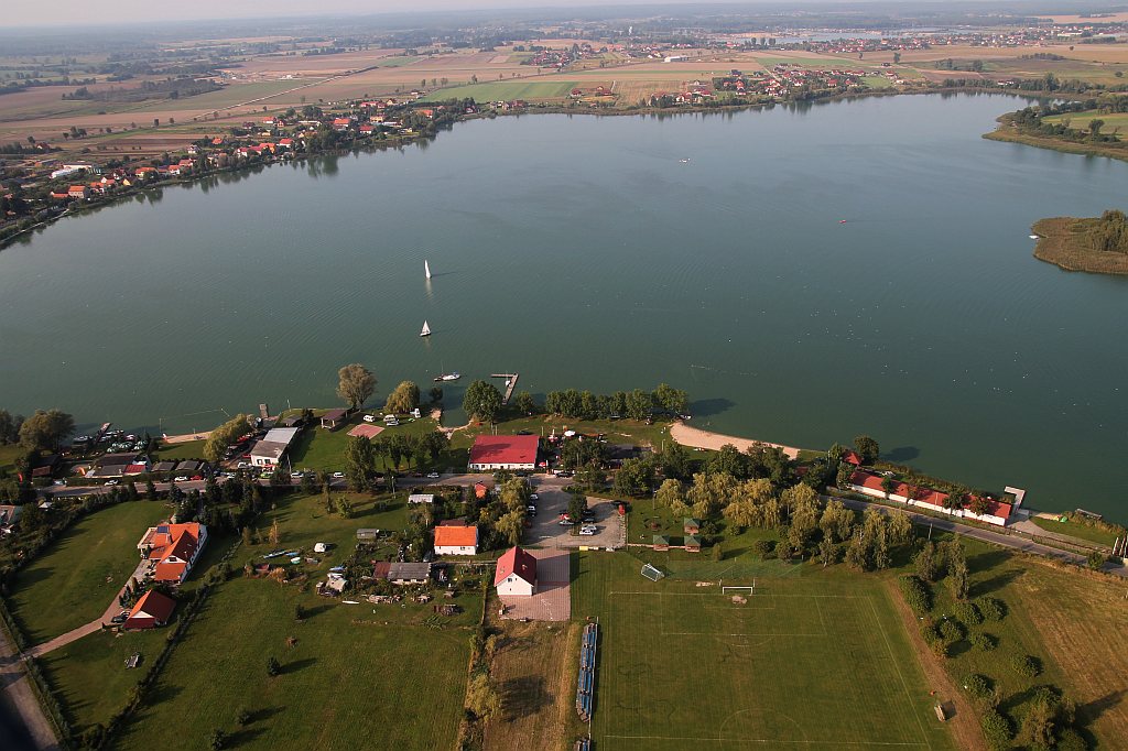 Kunice z lotu ptaka