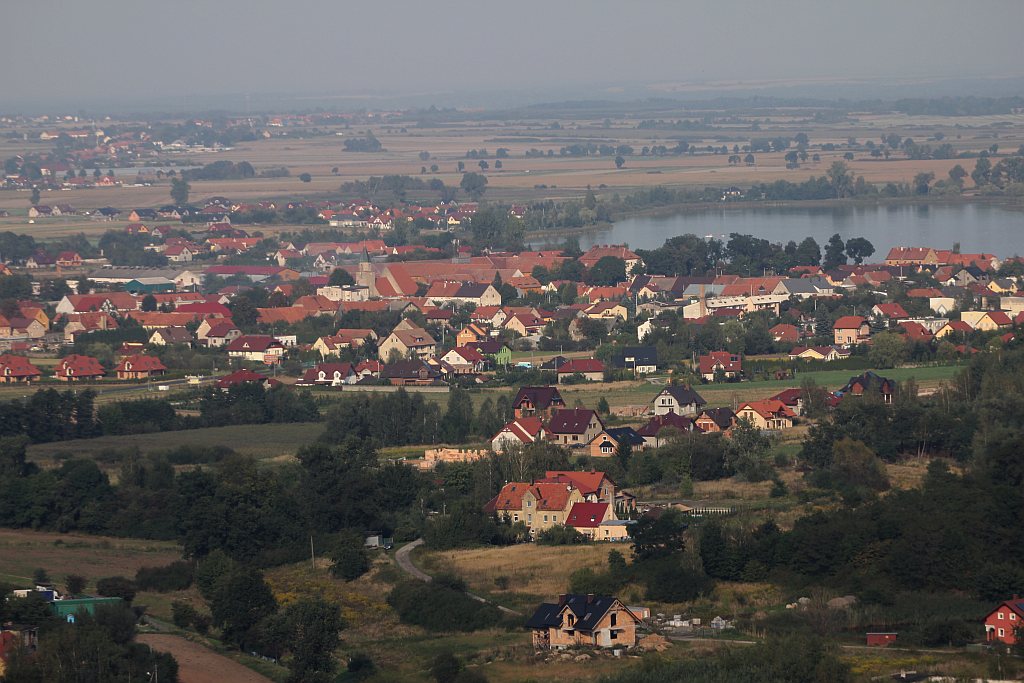 Kunice z lotu ptaka