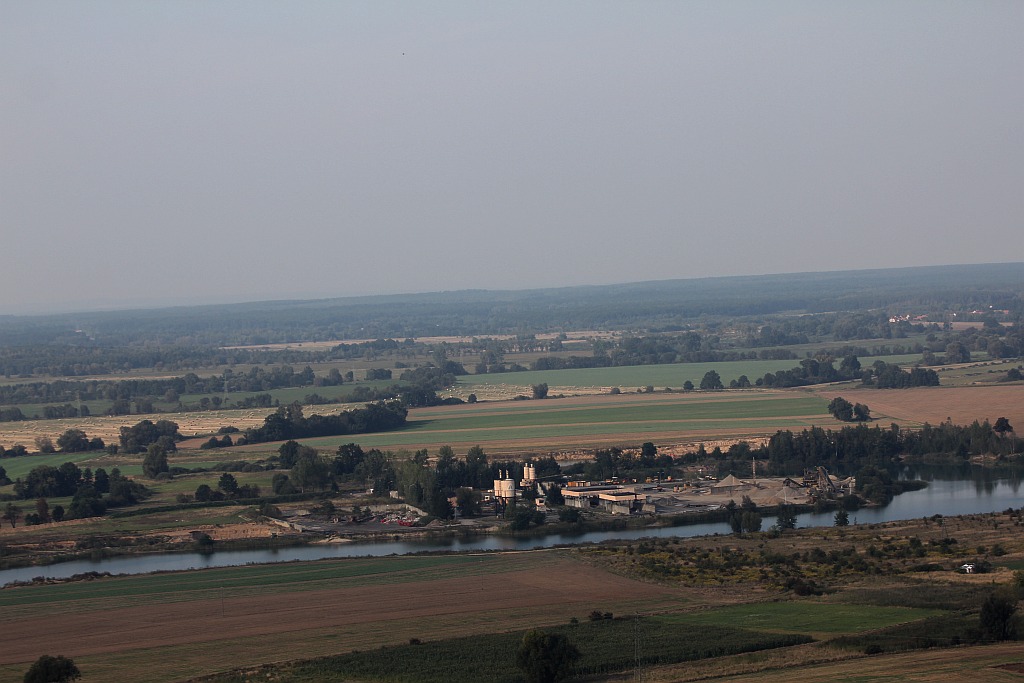 Kunice z lotu ptaka