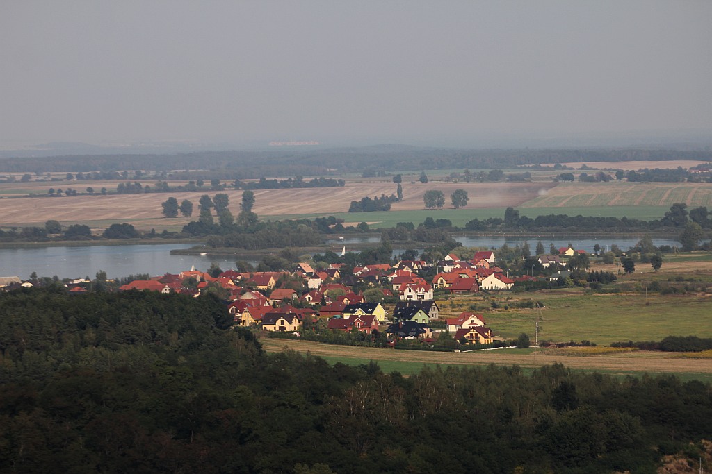 Kunice z lotu ptaka