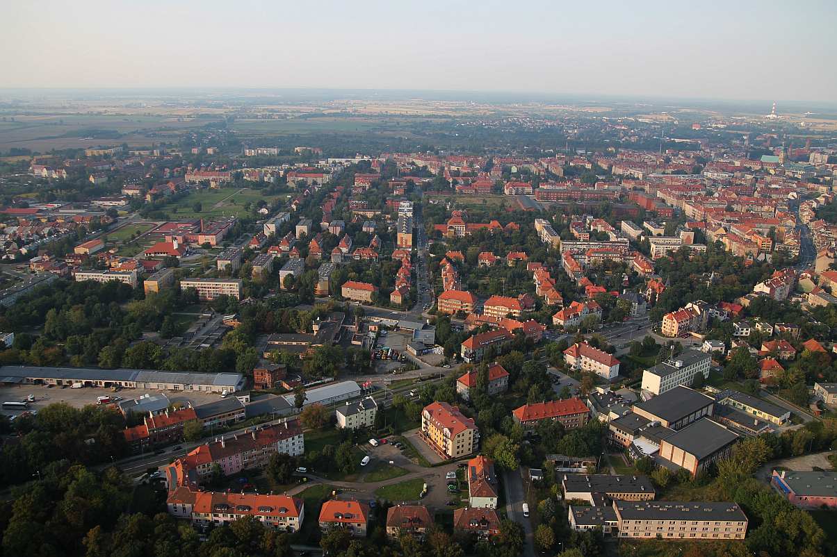 Legnica z lotu ptaka cz.1