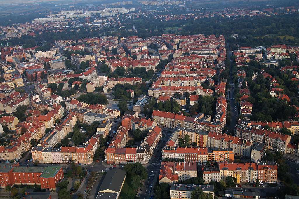 Legnica z lotu ptaka cz.1