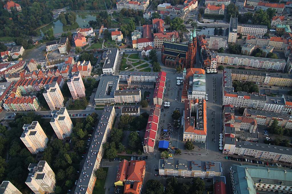 Legnica z lotu ptaka cz.1