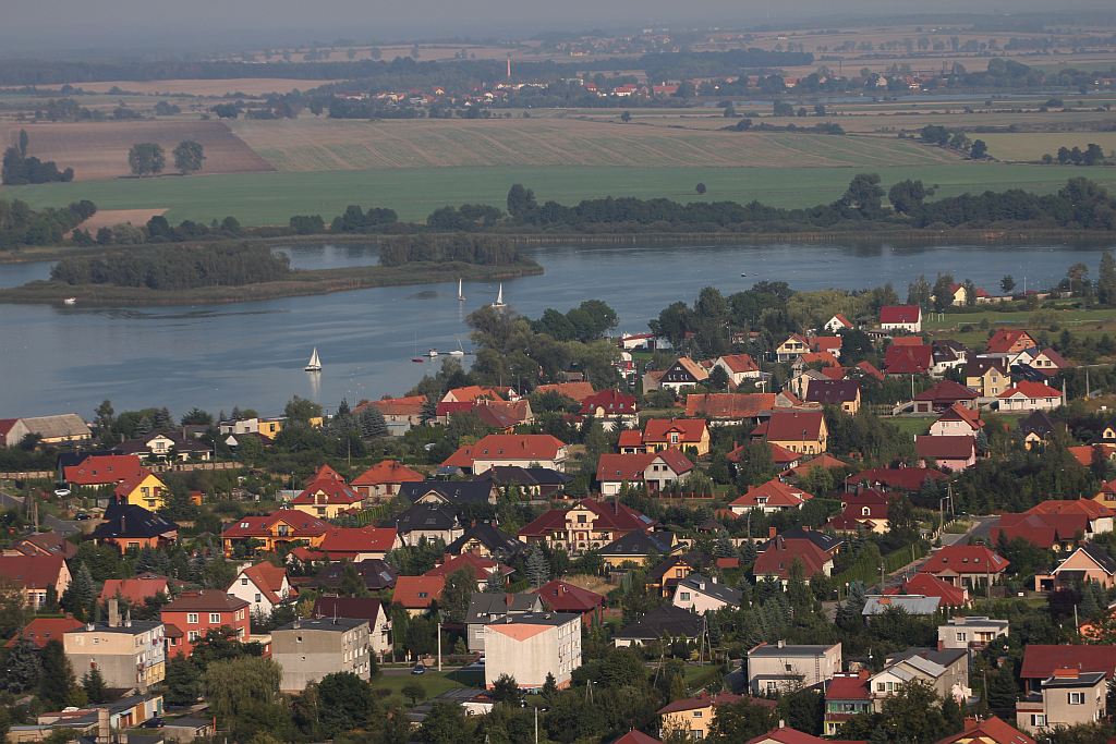 Kunice z lotu ptaka