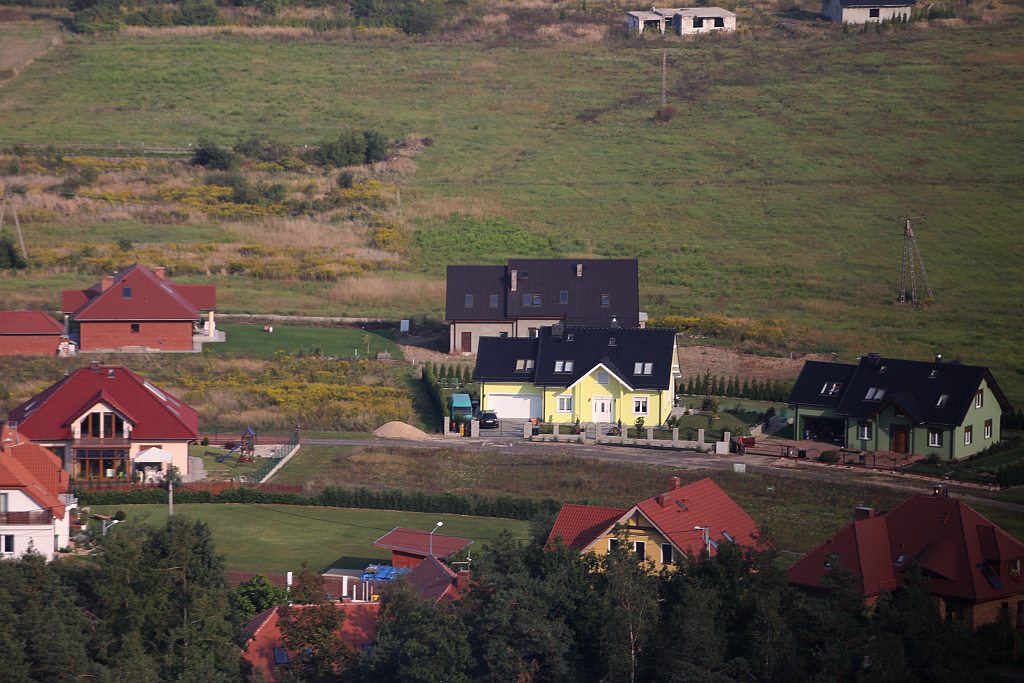 Kunice z lotu ptaka