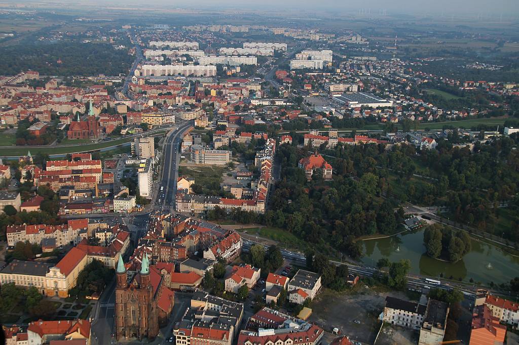 Legnica z lotu ptaka cz.1