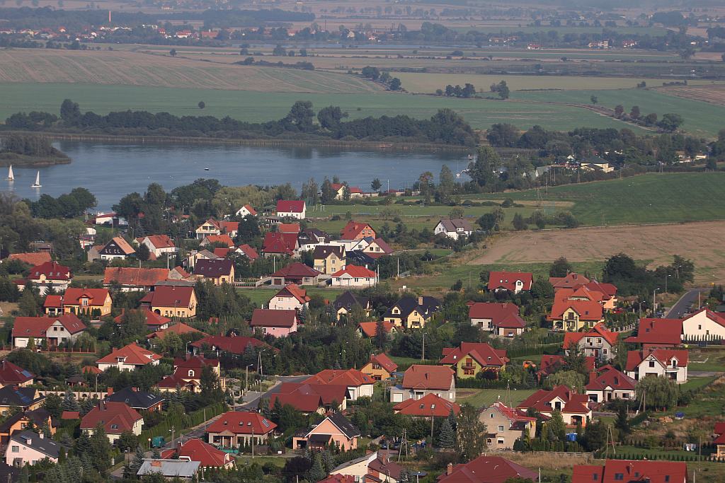Kunice z lotu ptaka