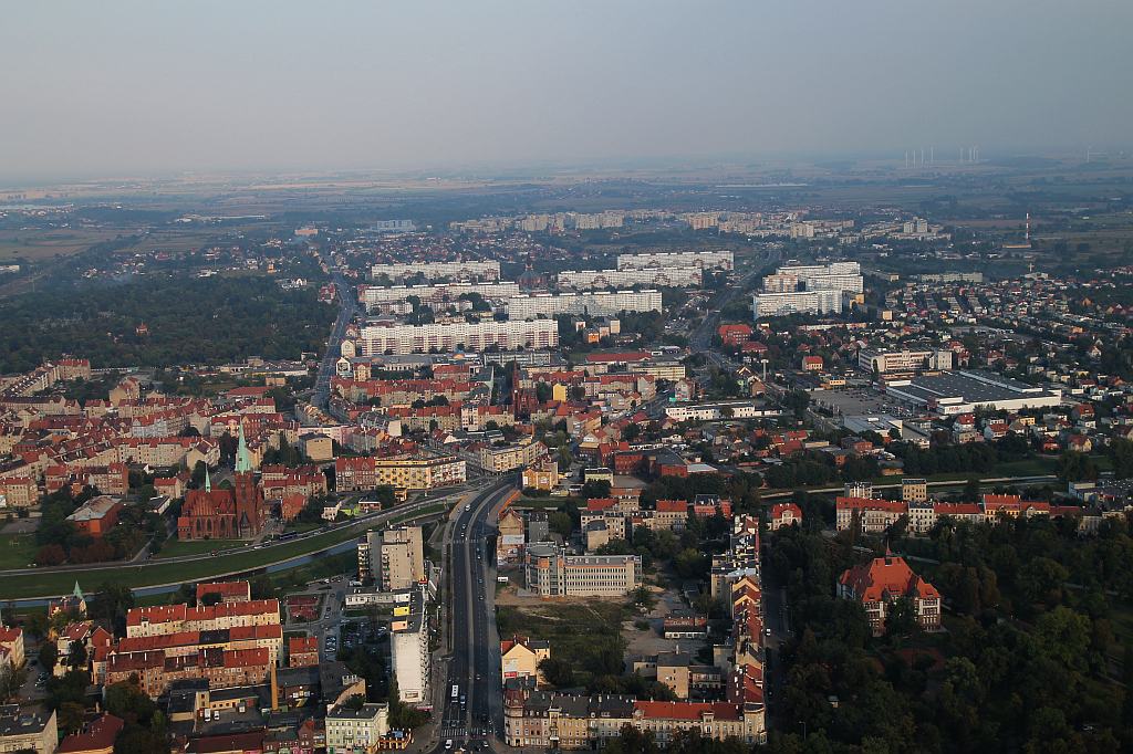 Legnica z lotu ptaka cz.1