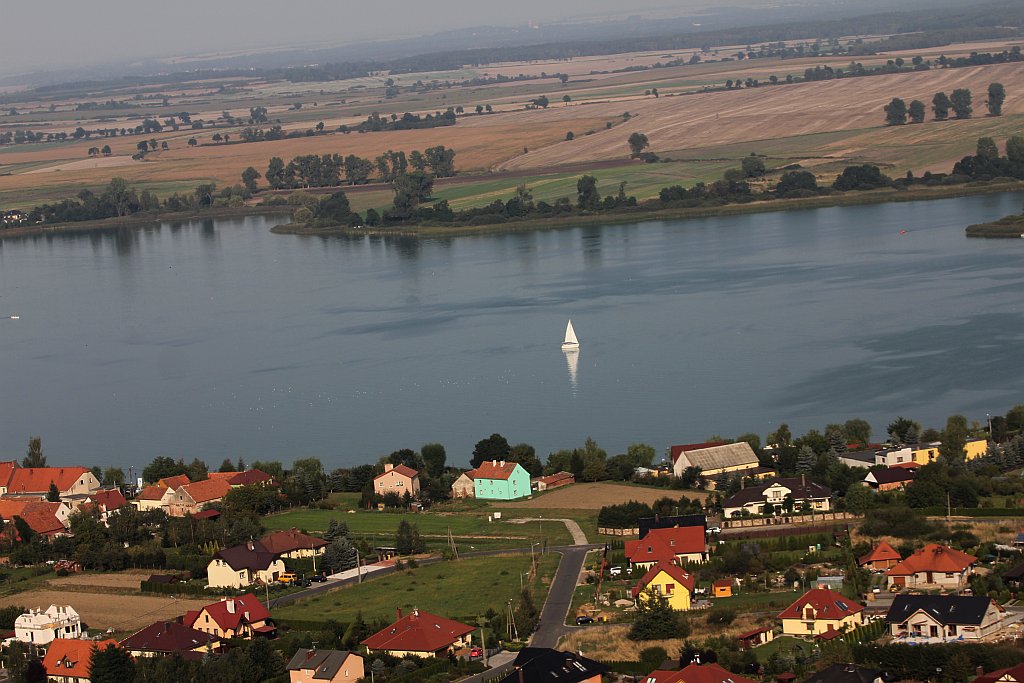 Kunice z lotu ptaka