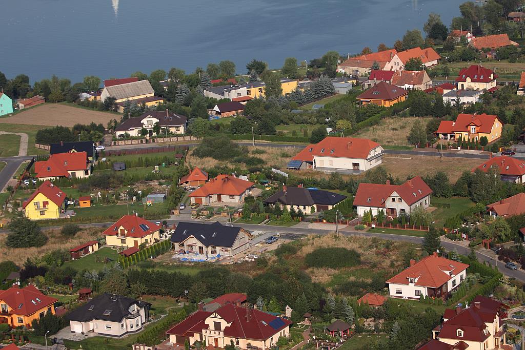 Kunice z lotu ptaka