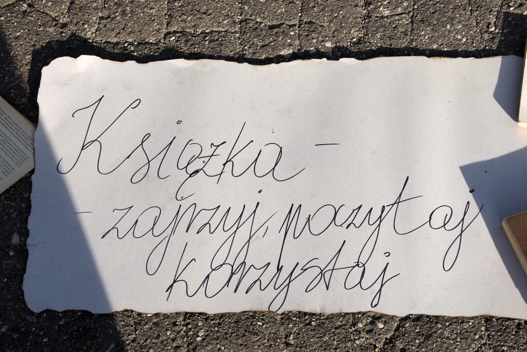 Czytanie w legnickim parku