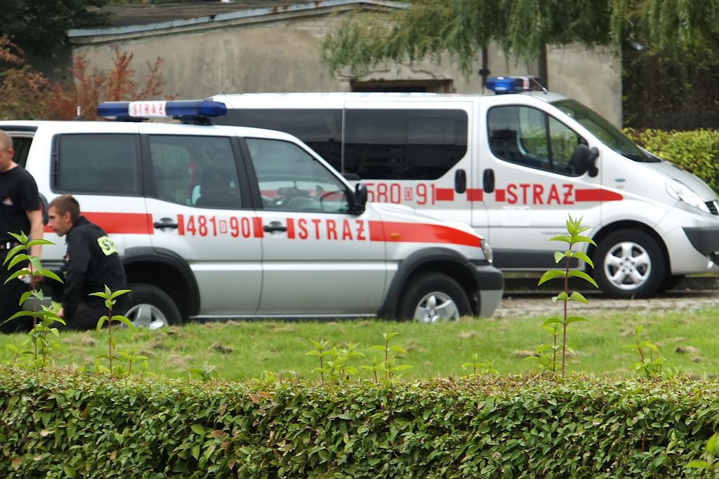 Strażacy ćwiczyli w symulatorze pożarów