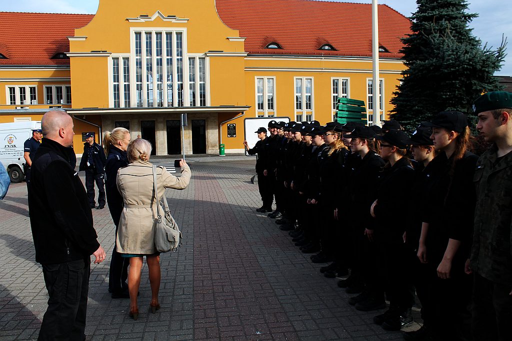 Ćwiczenia legnickiej policji