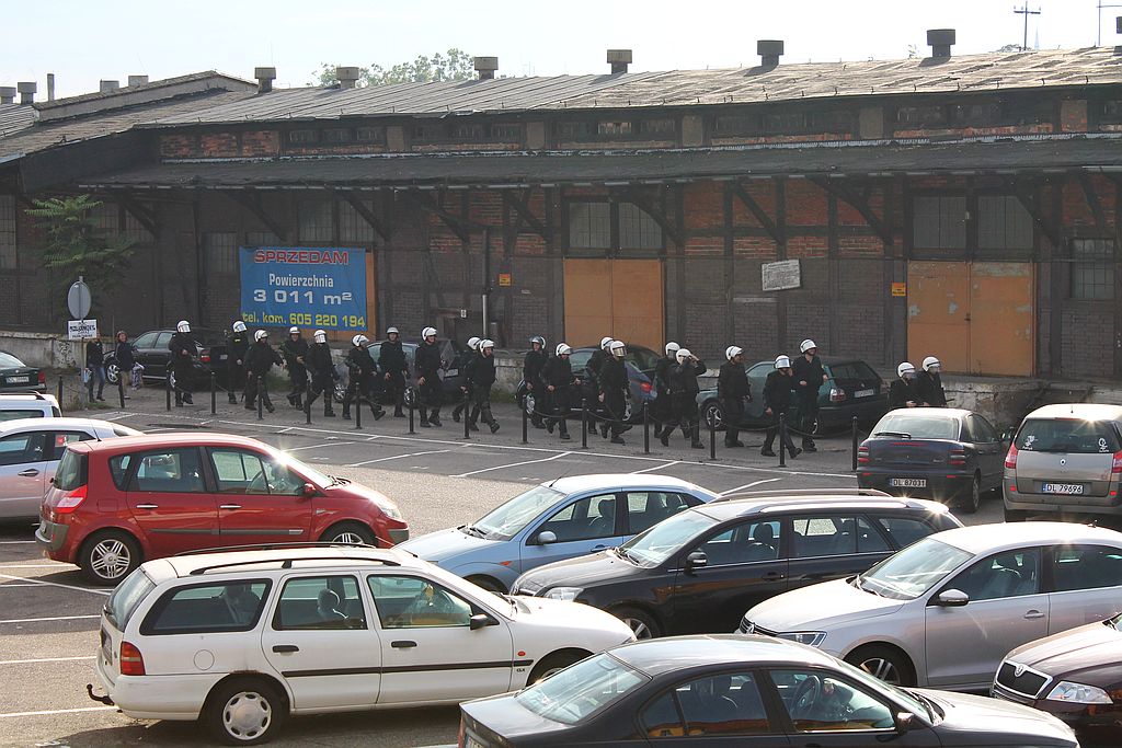 Ćwiczenia legnickiej policji