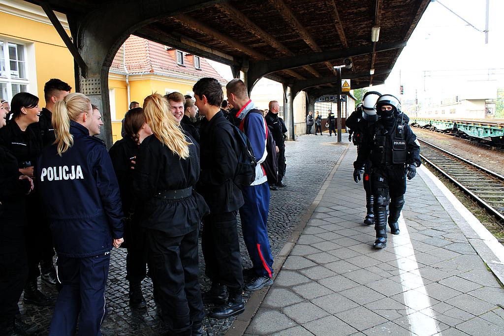 Ćwiczenia legnickiej policji