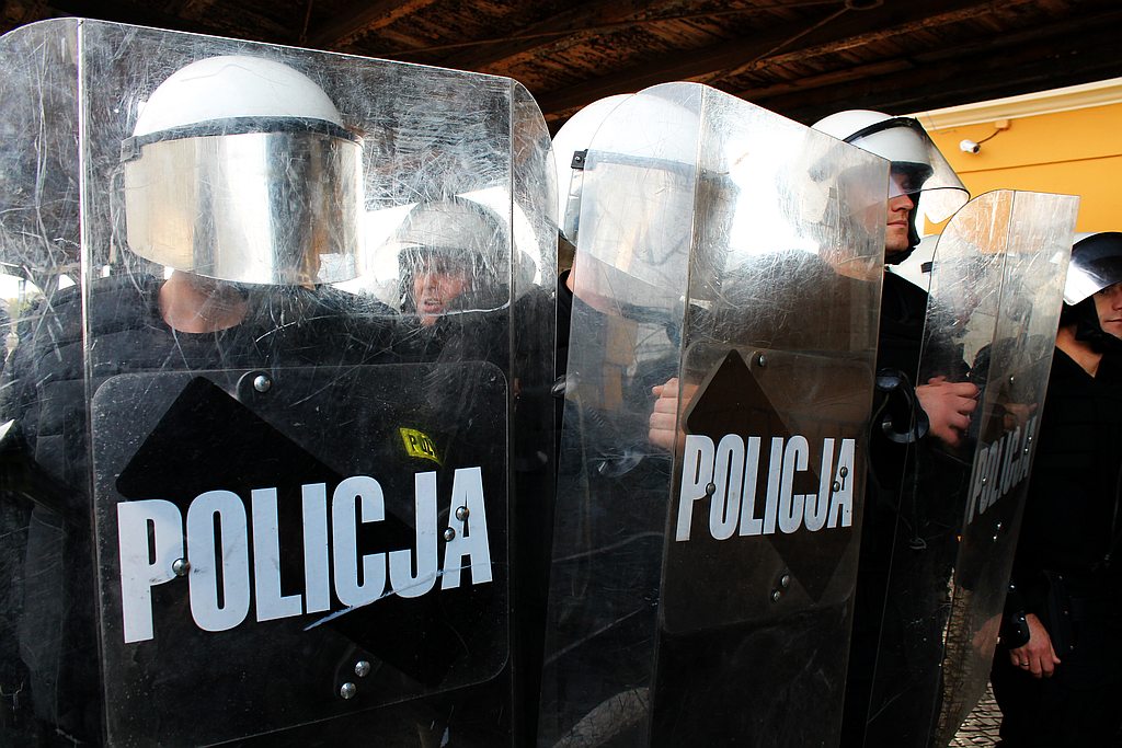 Ćwiczenia legnickiej policji