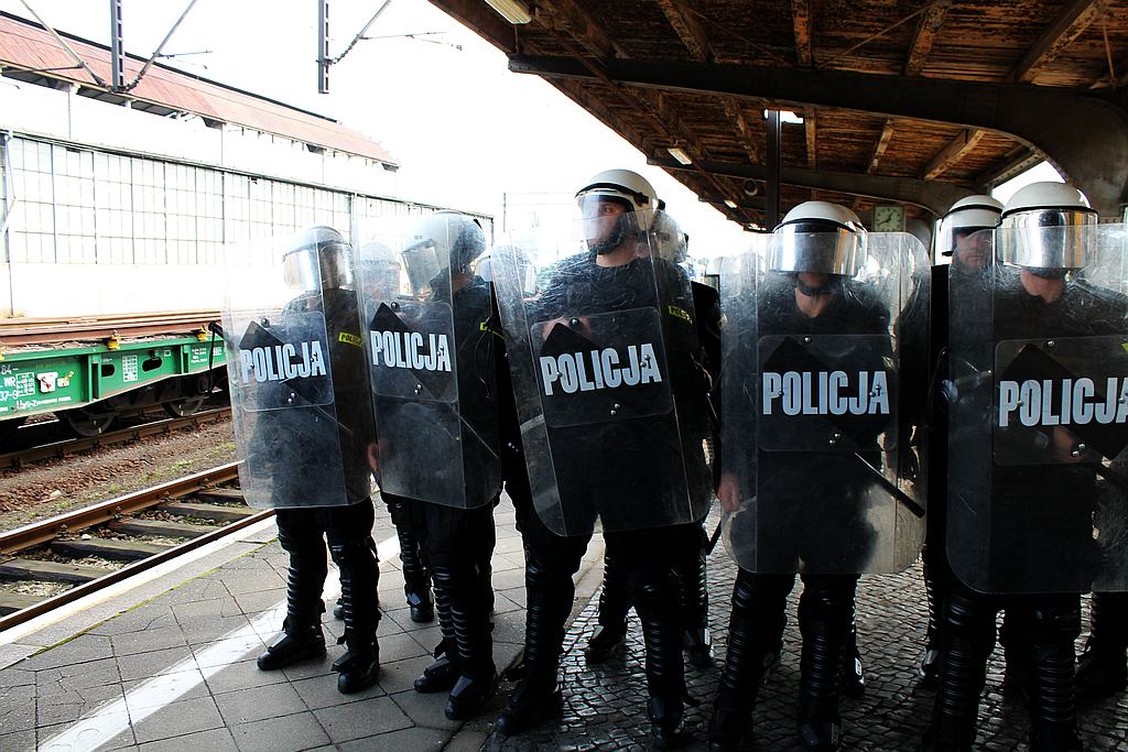 Ćwiczenia legnickiej policji
