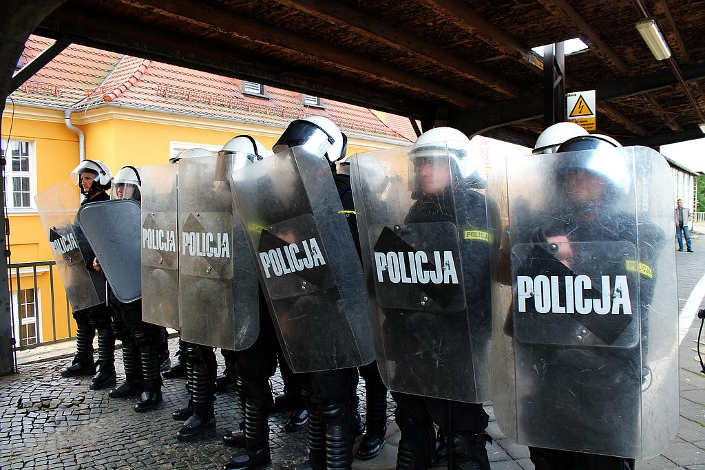 Ćwiczenia legnickiej policji