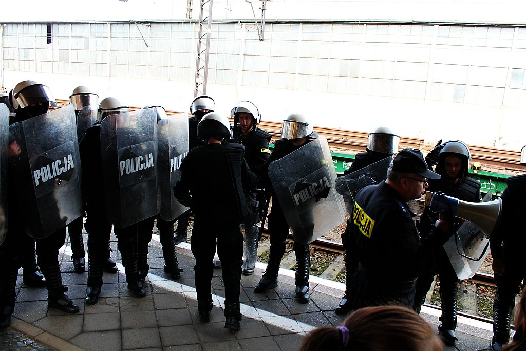 Ćwiczenia legnickiej policji