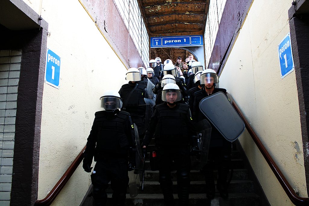 Ćwiczenia legnickiej policji