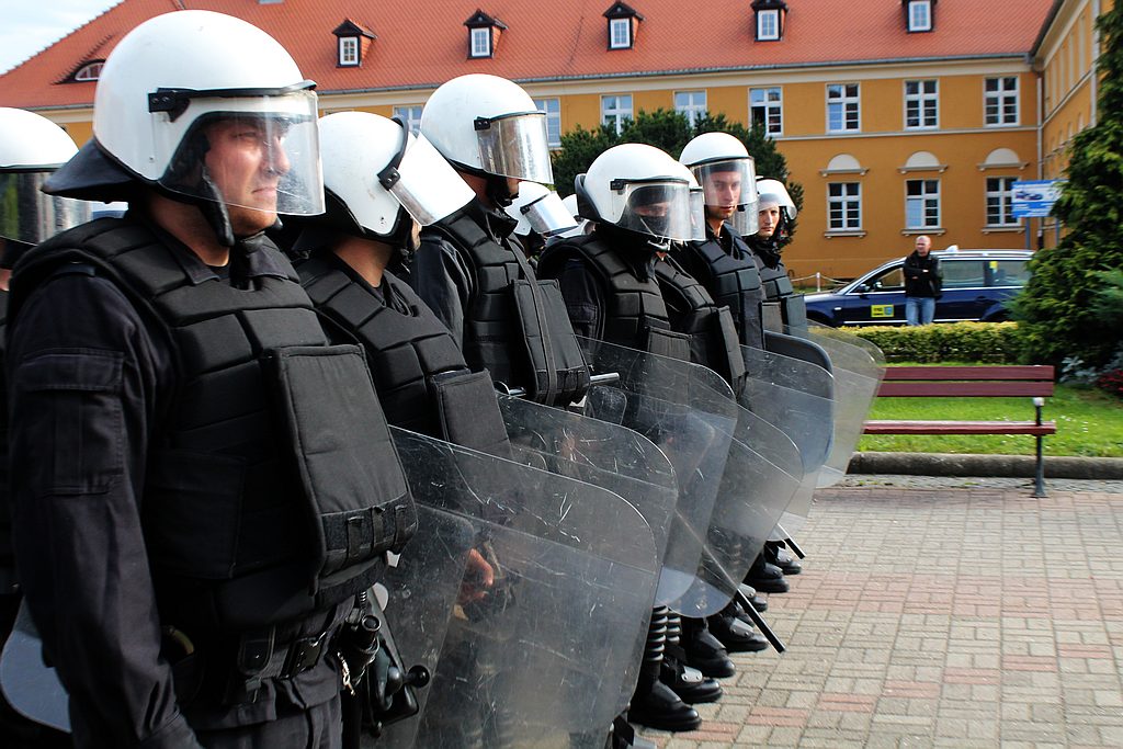 Ćwiczenia legnickiej policji