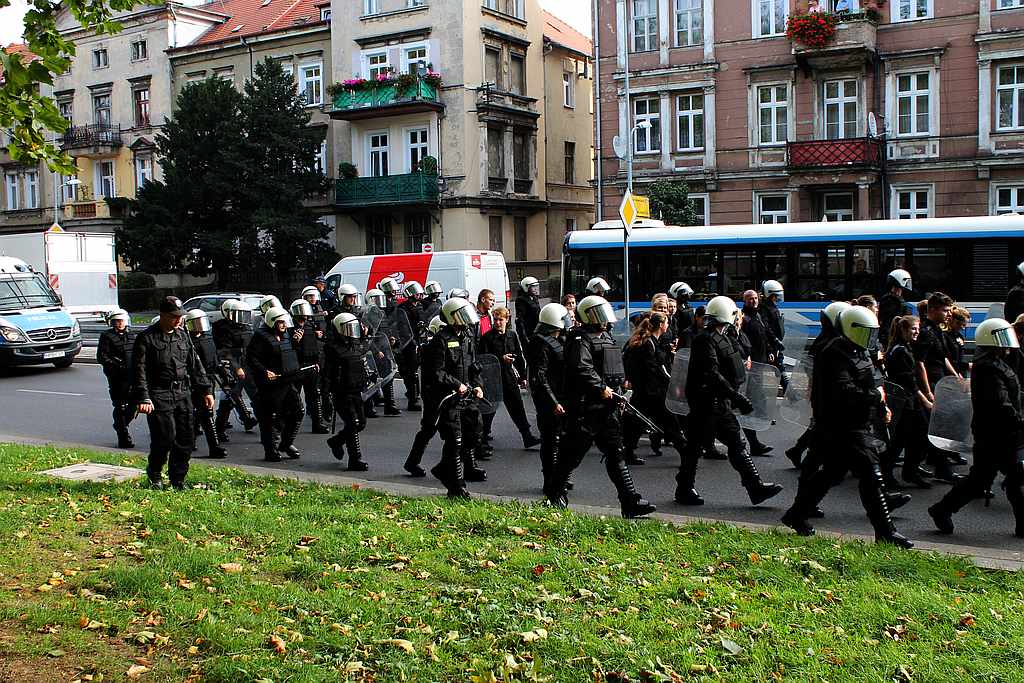 Ćwiczenia legnickiej policji